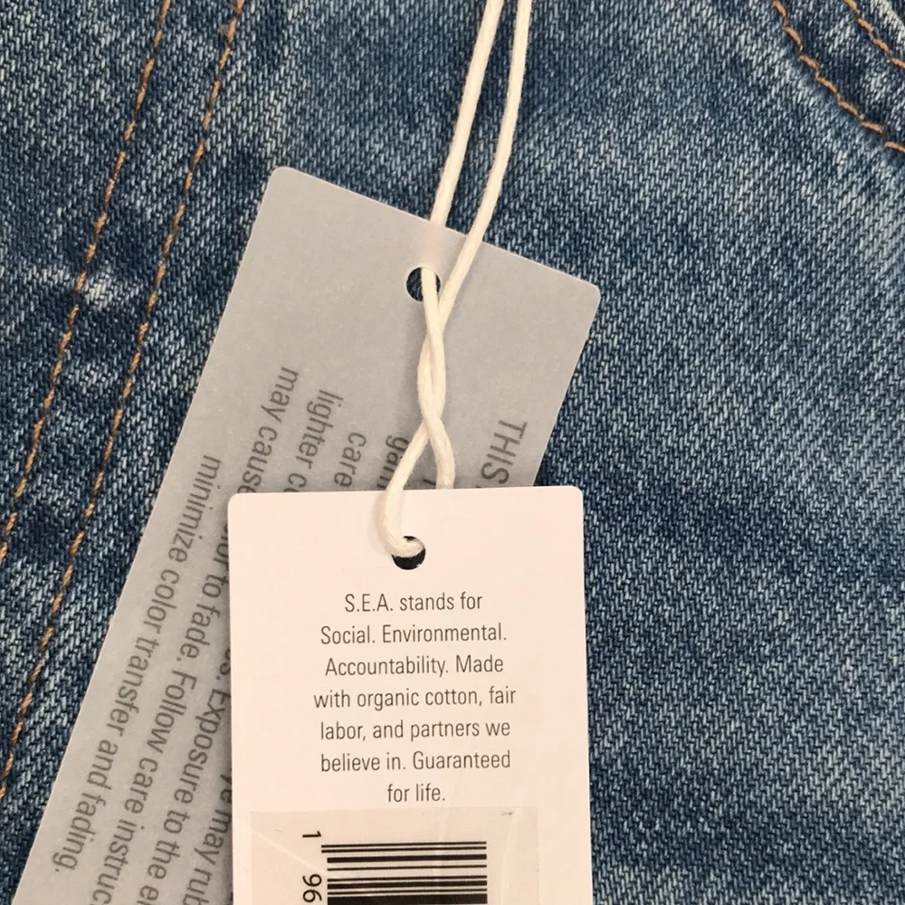Outerknown Women's Medium Wash Sea Jeans Generation Slim Jeans Size 24 New